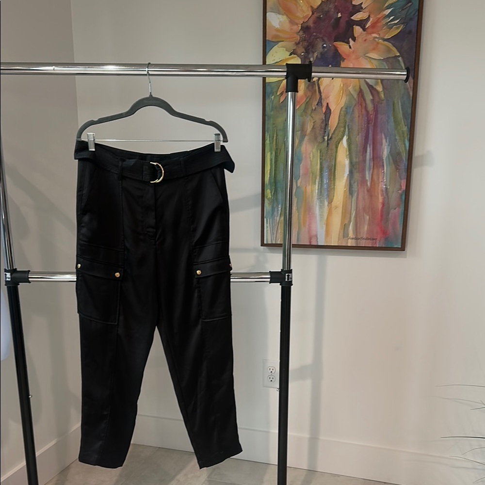 White House Black Market Black Cargo Pants